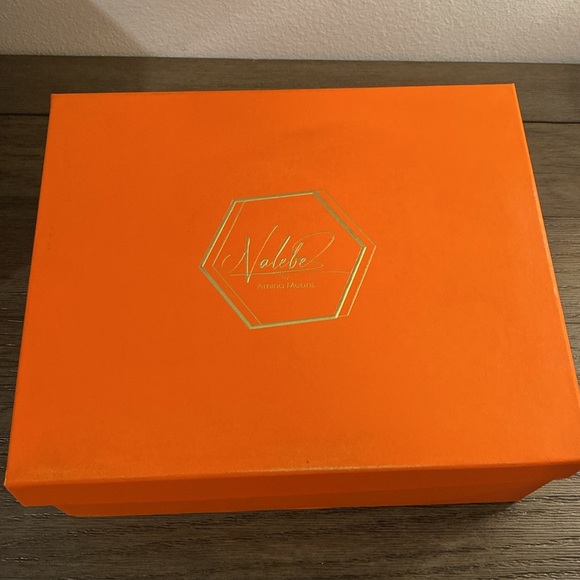 NIB [Nalebe] Diamante Sparkle Pointed Toe Mule Black Heels Womens Sz 38 (US 7.5) - Picture 6 of 8